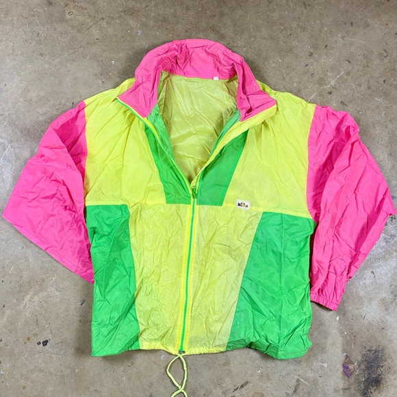 Sunice Jackets & Blazers - Vintage Women’s 80s Sunice Colourful Light Weight Windbreaker | Large